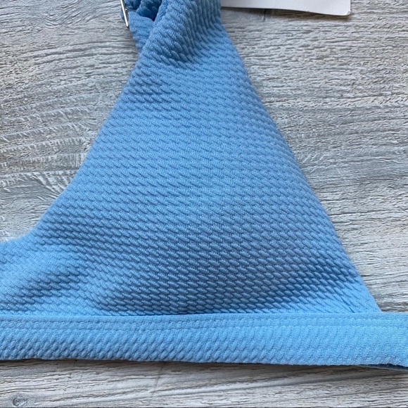 Zaful Swim Bikini Top Blue Sz Large Jr. - Picture 2 of 7